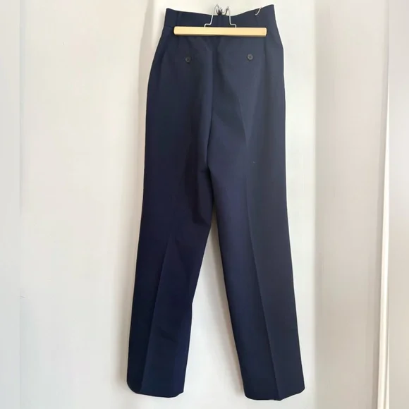 The Frankie Shop Pleated Bea Pants XS Midnight Blue NWT - Picture 6 of 11